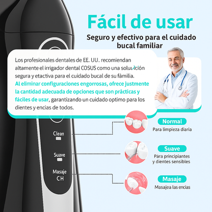 HYDRODENT®- Irrigador Bucal Portátil con Pulso de Agua a Presión + Envío Gratis🎁