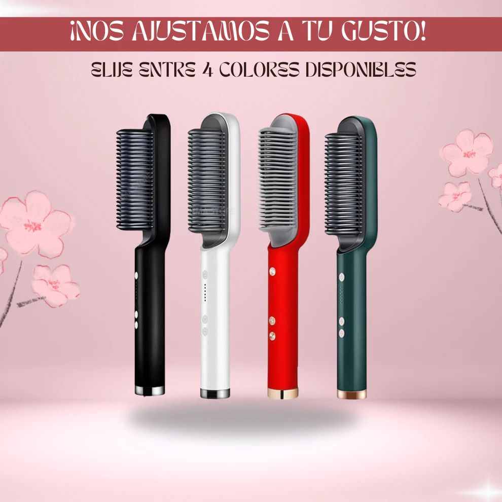 ¡AHORRA TIEMPO Y CONQUISTA TU DÍA! 😍 Con GlowBrush® Cepillo alisador iónico + E-book de regalo 🎁 ¡ENVÍO GRATIS!